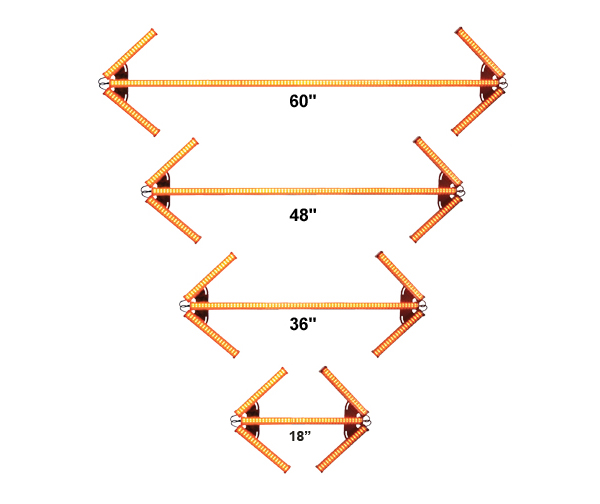 LED Portable Folding Directional Arrow